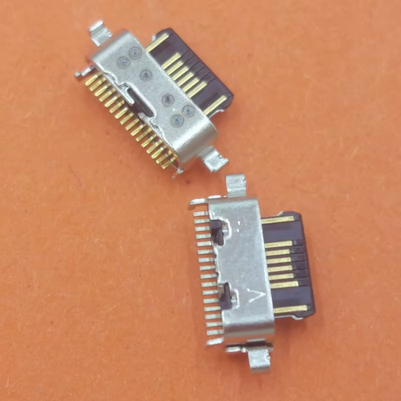 10-100Pcs Charging Dock Port USB Connector Plug For Motorola Moto G50 G24 G64 G73 G04 G14 G34 G54 G62 G32 G22 G71 E13 G42 E32S
