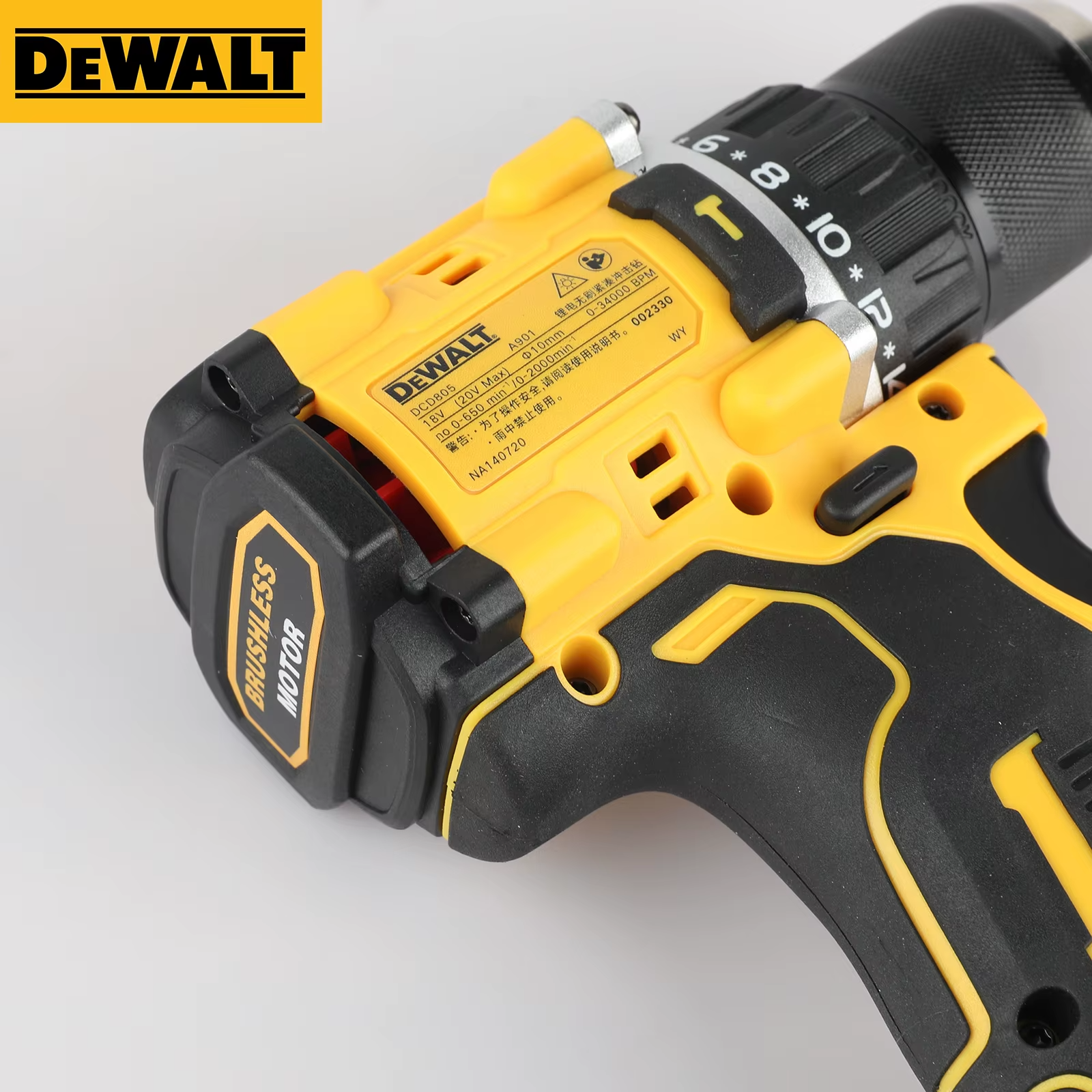 Dewalt brushless impact drill DCF887 205N.M 20V Dewalt battery wireless screwdriver