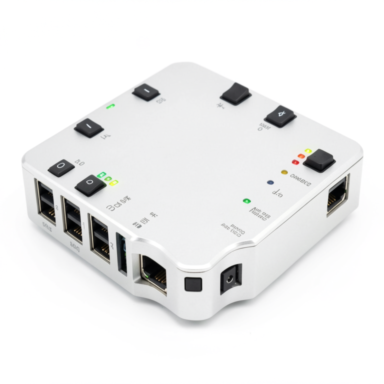 4-Port USB 3.0 Hub – Ultra Slim Data Splitter for Laptop and PC