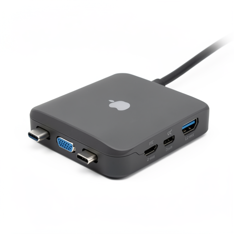 7-Port USB 3.0 Hub with Individual Switches & LED Indicators – Aluminum Multipor